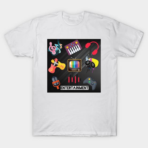 Entertainment T-Shirt by Rivas Teepub Store